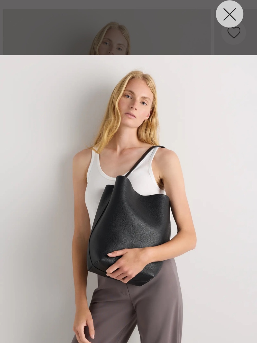 ✨ Quince Penelope Large Shoulder Bag ✨ - Picture 10 of 11